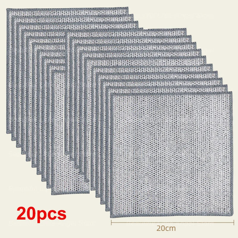 Thickened Steel Wire Cleaning Non-Scratch Cloth