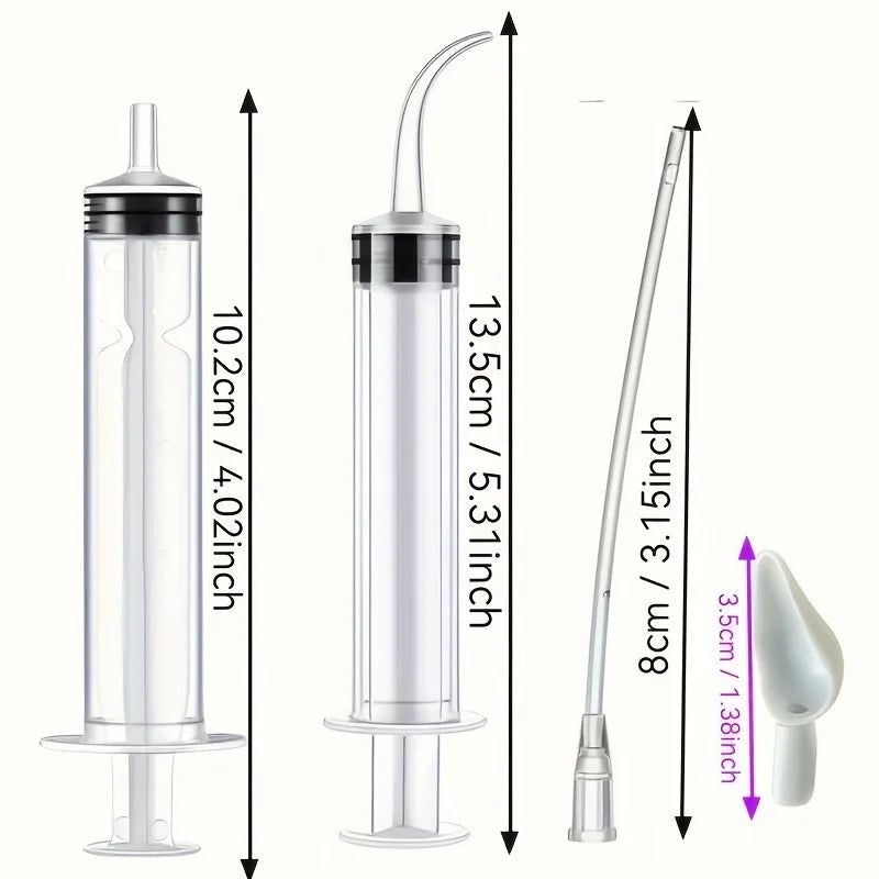 7-Piece Bird Feeding Syringe Set – Puppy & Kitten Nursing Feeder, Reusable Feeding Tools for Baby Birds, Parrots, Small Pets, and Orphaned Animals