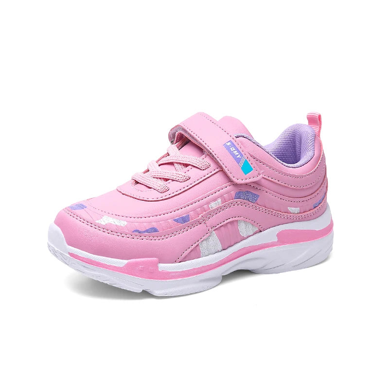 Girls’ Athletic Waterproof Shoes – Casual Sport Trainers for Outdoor Fun