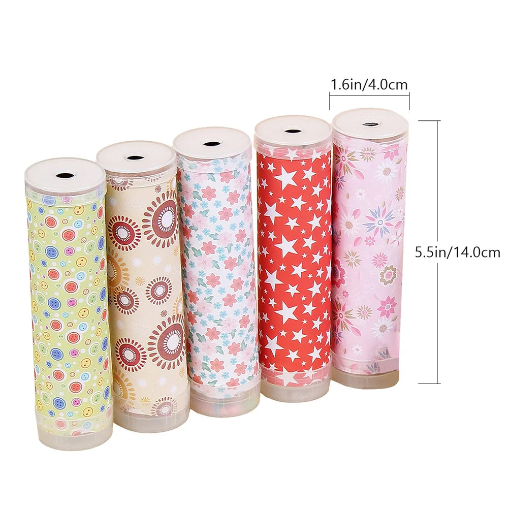5 Sets Kids Diy Materials Handmade Kaleidoscope Kits Children Toys Educational Tools Craft Supplies Quality Learning