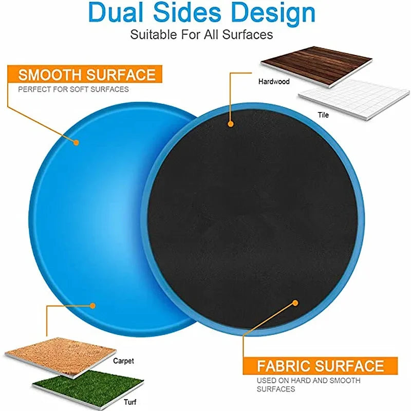 2pcs Abdominal Core Gliding Discs Slider