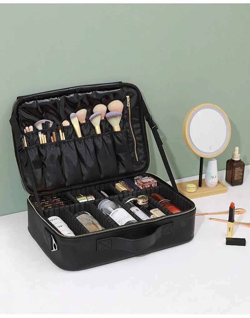 Professional Travel Makeup Cosmetic Bag
