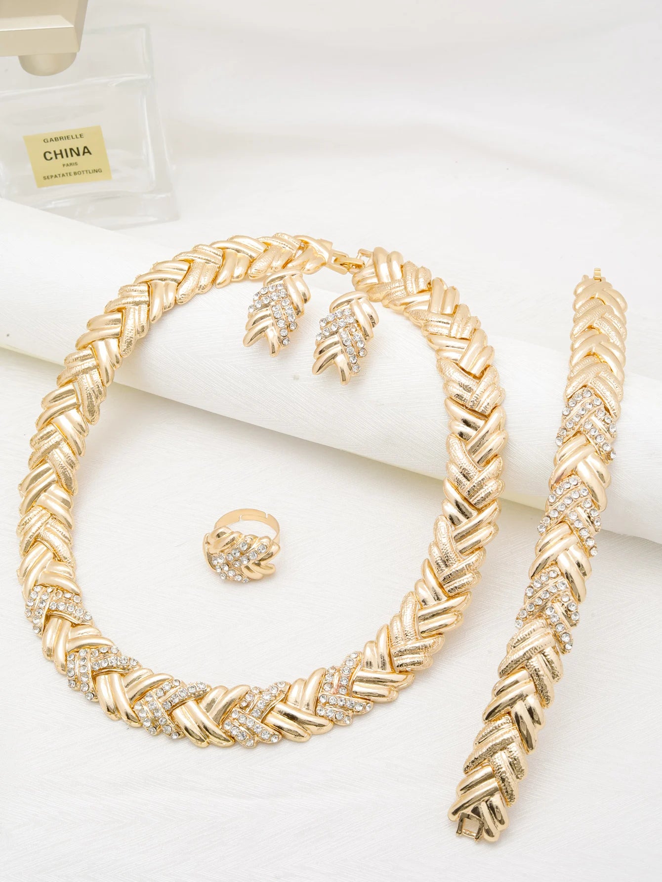 18K Gold Plated Jewelry Set