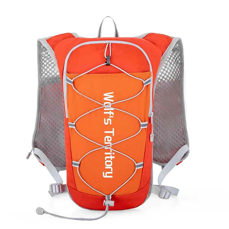 Lightweight Running Vest Reflective Safety Vest For Outdoor Cycling Climbing Hiking Sports Water Cup Storage Phone Organizer