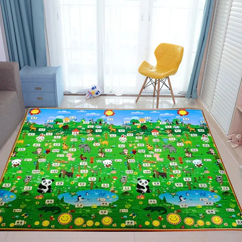 Play Mat for Children's Thick Safety Mat Friendly Crawling Play Mats Folding Mat Carpet Rug Playmat