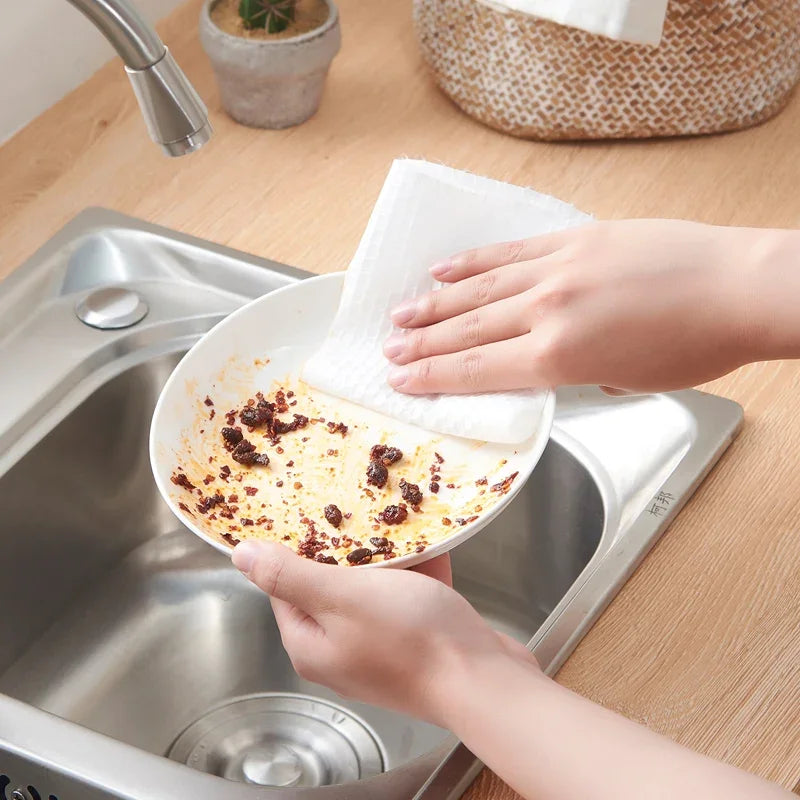 Reusable Kitchen Disposable Rags Non-Woven