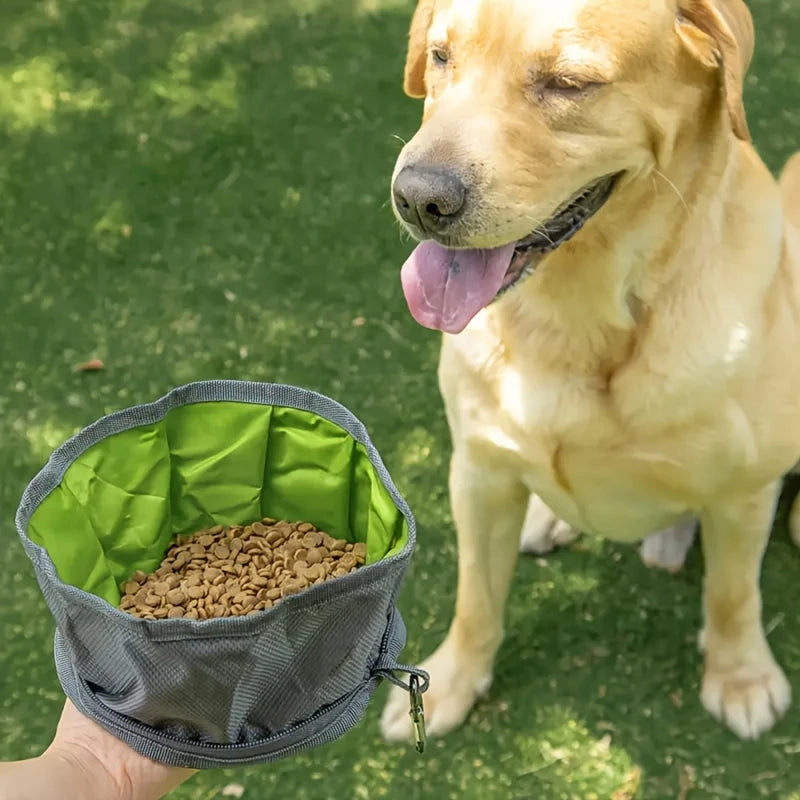 Portable Collapsible Pet Water Food Feeder Bowl