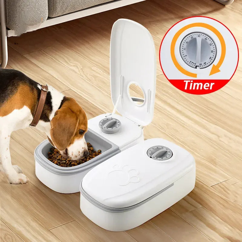 Smart Pet Food Feeder – Automatic Timer-Controlled Dry Food Dispenser for Cats & Dogs