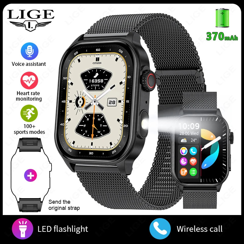 LIGE Bluetooth Smart Watch