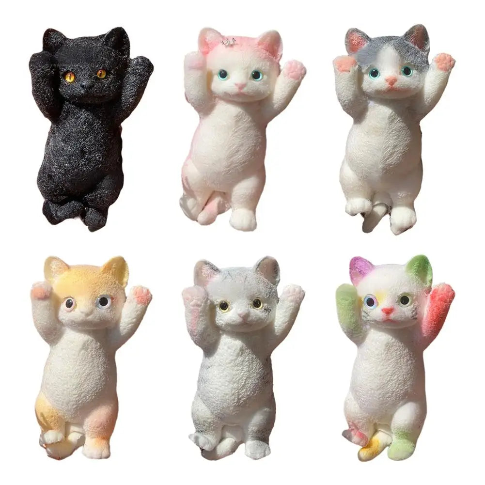 Anxiety Relief Cat Toy Realistic Cat Squeeze Toy for Stress Relief Soft Tpr Fidget Toy for Kids Teens Adults