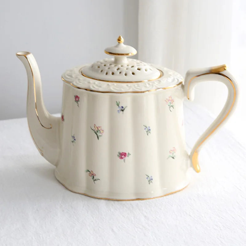 European Retro Coffee Cup & Saucer Set