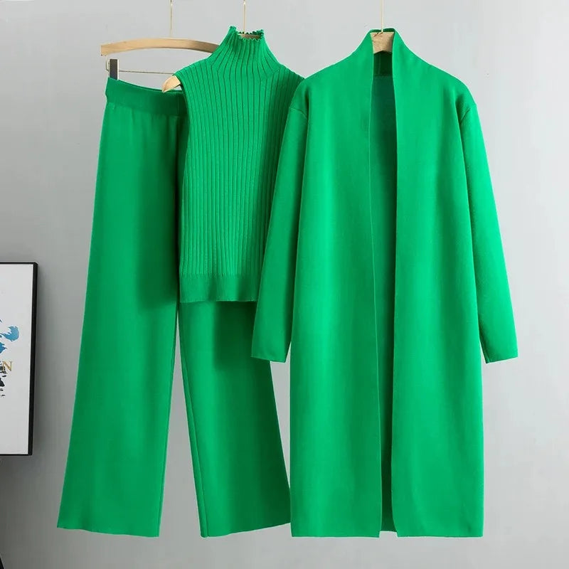 3 Piece Women Cardigan