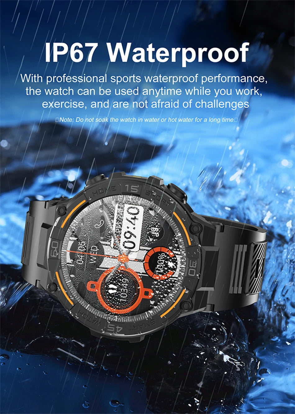 360 HD Smart Watch For Android IOS