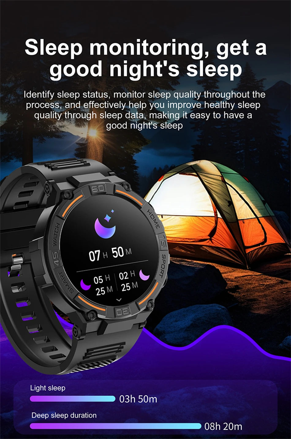360 HD Smart Watch For Android IOS