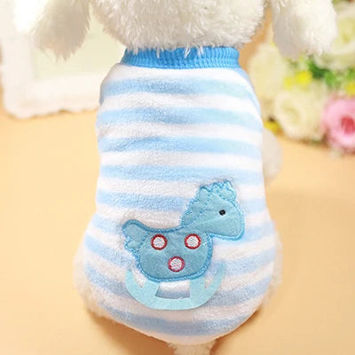 Cute Fleece Dog Winter Coat