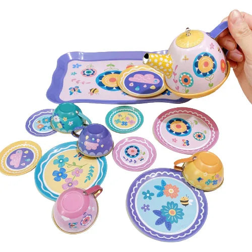Simulation Tea Set Teapot Kitchen Afternoon Tea Pretend Play Toy Afternoon Tea Play Game Early Education Toys For Children Kids