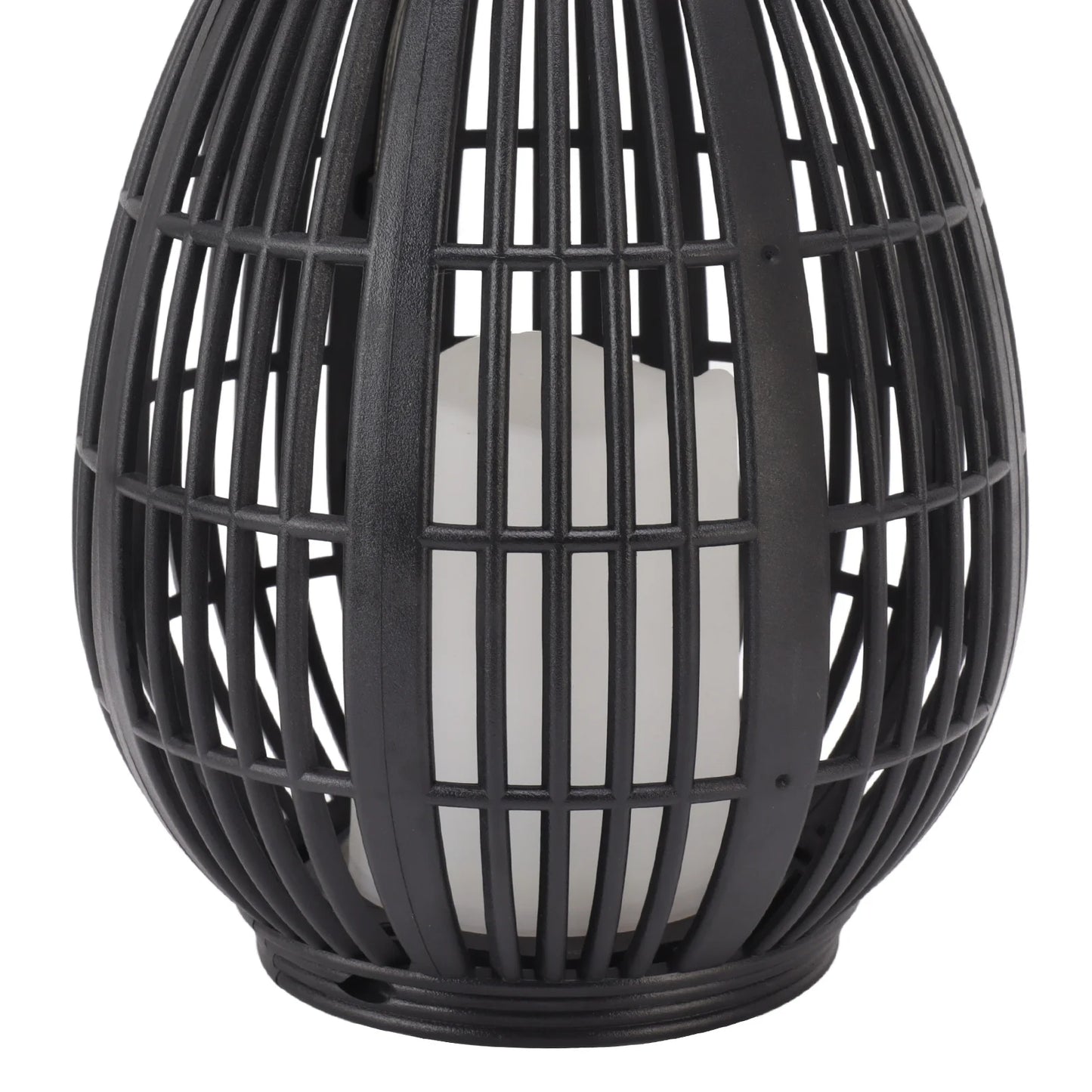 Solar Garden Lantern LED Outdoor Solar Lantern Waterproof Decorative Rattan Lantern For Patio Pathway Courtyard