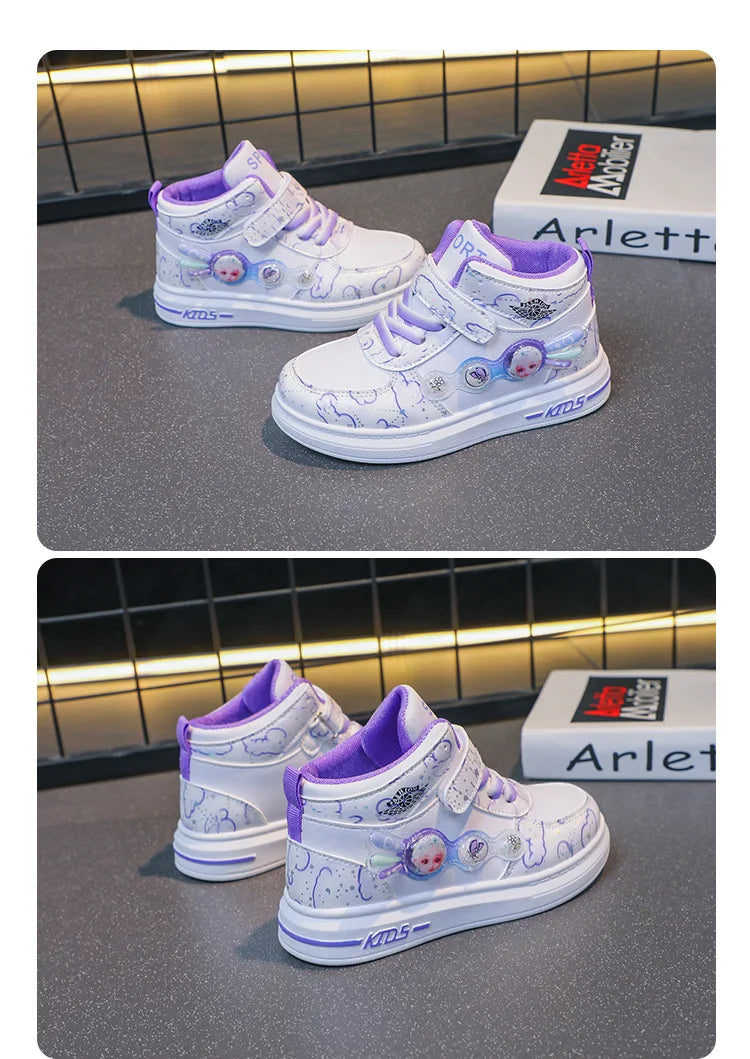 Girls’ Casual Elsa Princess Shoes – Stylish and Comfortable Footwear