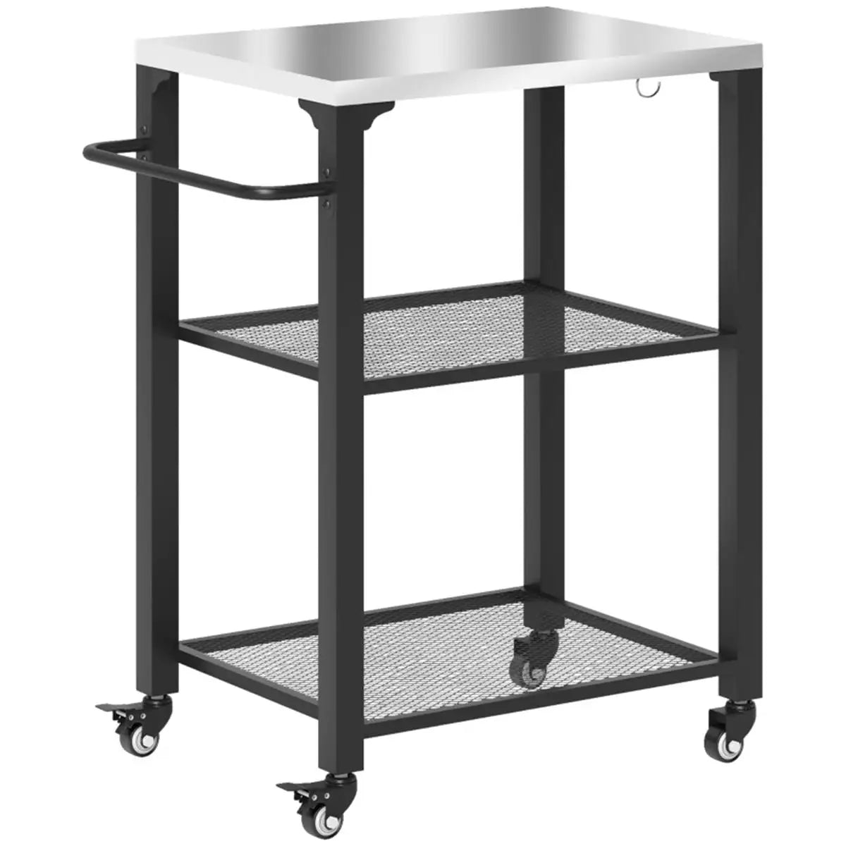 Multi-Functional Camping Cart & Grill Cart - Portable Outdoor Utility Trolley for Adventures