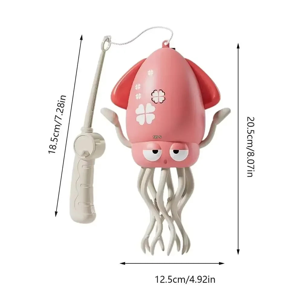 Electric Dancing Squid Octopus dancer Novelty fidget toys luminous Music Baby Crawling toys games for kids children Pets Cats