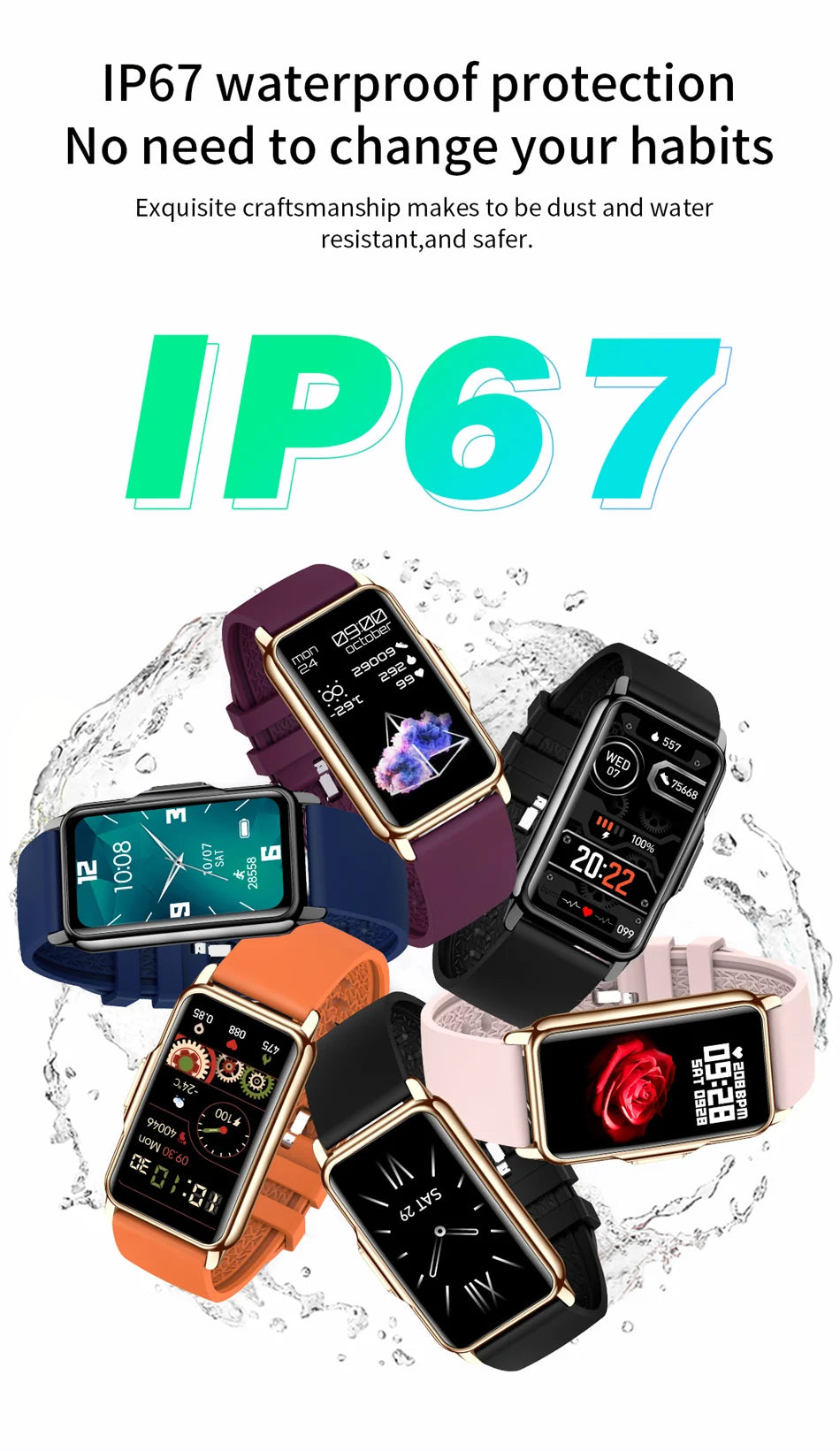 Full Touch GPS Fitness Smart Watch
