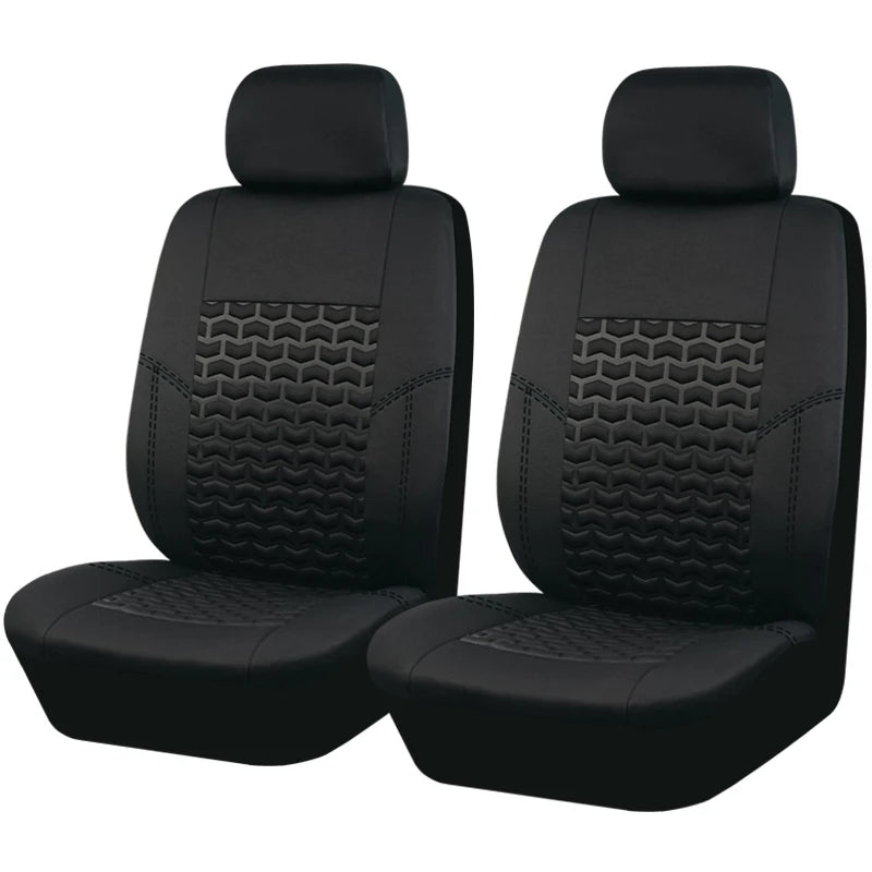 AUTOPLUSUniversal 2 Front Car Seat Covers Car Accessories Interior Fit For Most Car SUV Truck Van With 3mm Sponge Seat Cover Car
