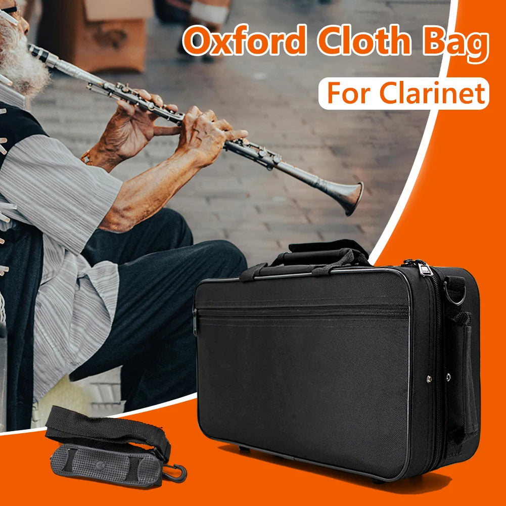 Clarinet Case Oxford Cloth Clarinet Gig Bag Clarinet Storage Carrying Case Clarinet Protection Accessories