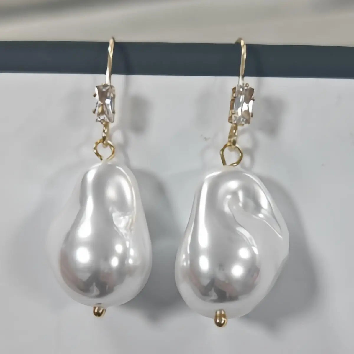Silver Pearl Earrings