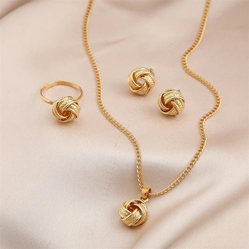 3Pc Pearl Jewelry Set