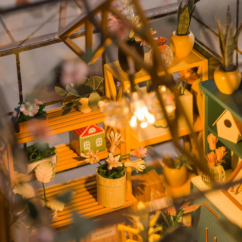 Mini DIY Flower Doll House Kit