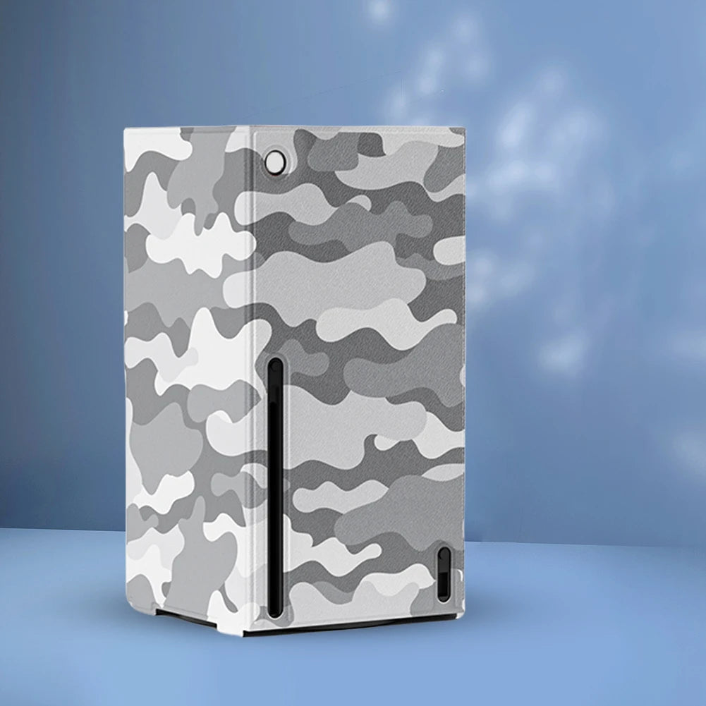 PU Protective Shell Dustproof Console Full Body Skin Magnetic Closure Protective Skin Cover for Xbox Series S X Game Console