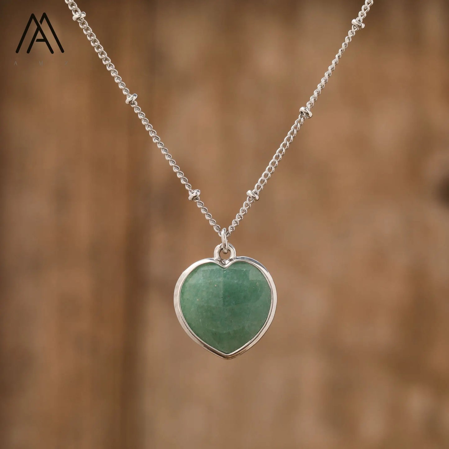 Natural Roses Quartz Heart Pendant Necklace For Women Elegant Romatic Gems Stone Necklace Jewelry Gifts Dropship