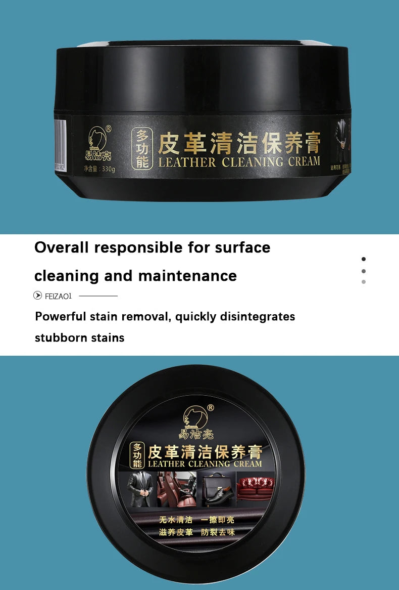 Multi-functional Leather Cleaning and Maintenance Cream