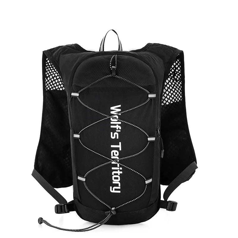 Lightweight Running Vest Reflective Safety Vest For Outdoor Cycling Climbing Hiking Sports Water Cup Storage Phone Organizer