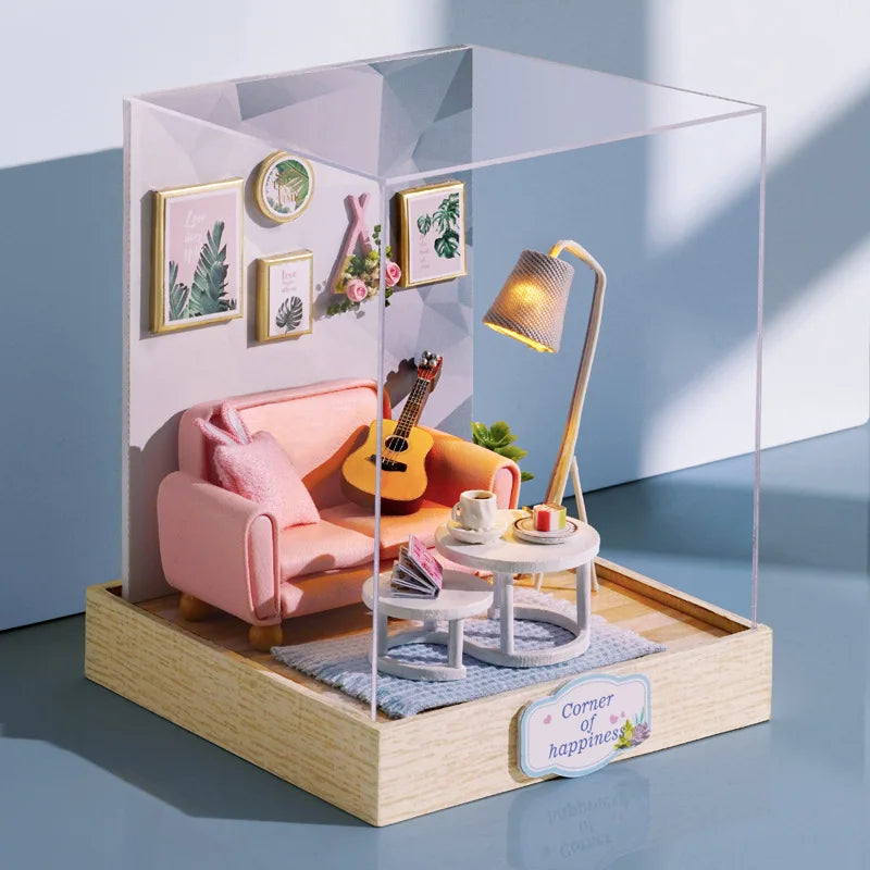Mini DIY Flower Doll House Kit
