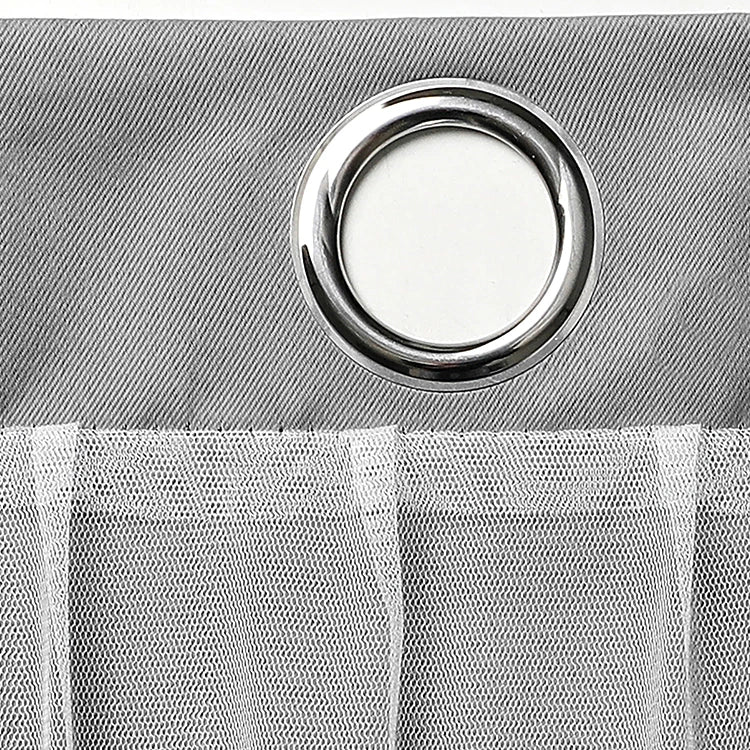 Double Layers Romantic Sheer Kids Children Girls Curtains With Hollow Out Stars For Living Room Bedroom Windows Drapes