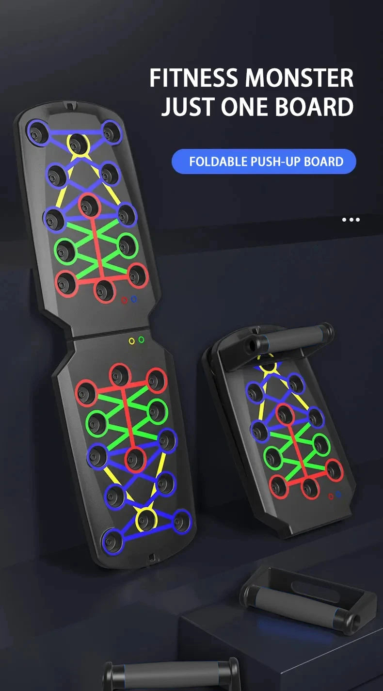Portable Multifunctional Push-up Board Set With Handles