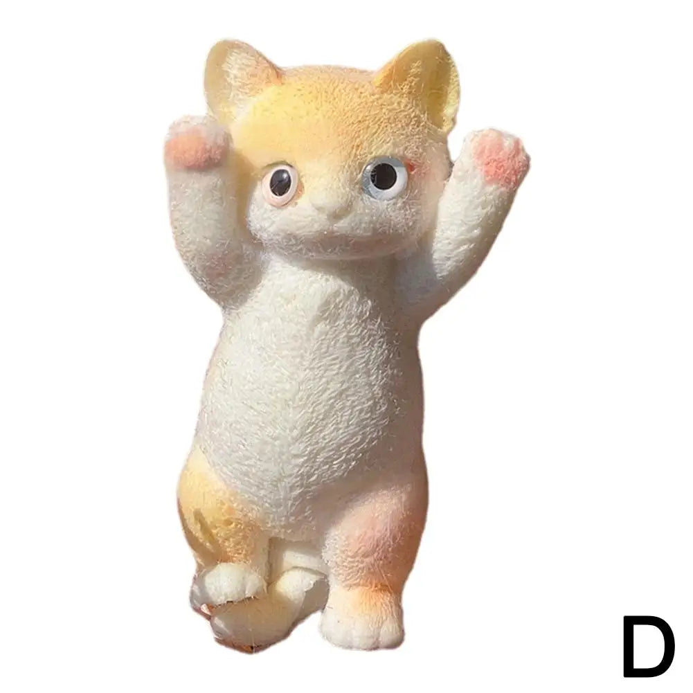 Anxiety Relief Cat Toy Realistic Cat Squeeze Toy for Stress Relief Soft Tpr Fidget Toy for Kids Teens Adults
