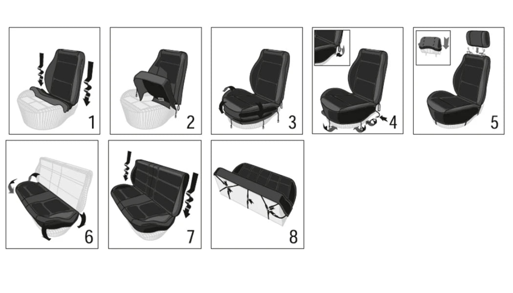 AUTOPLUSUniversal 2 Front Car Seat Covers Car Accessories Interior Fit For Most Car SUV Truck Van With 3mm Sponge Seat Cover Car