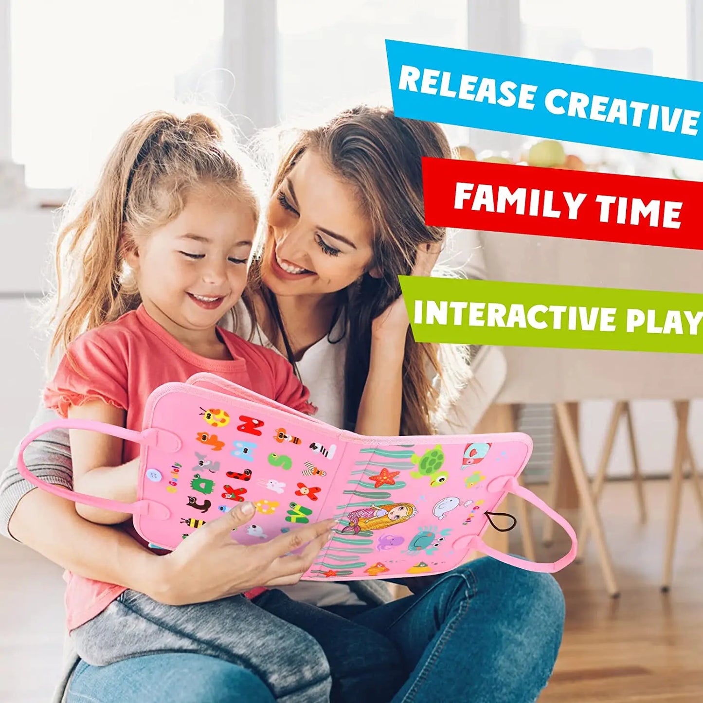 Busy Board Montessori Toys For Toddler Sensory Learning Fine Motor Skills Toys EducationalTravel Activity For Xmas Kids Gifts