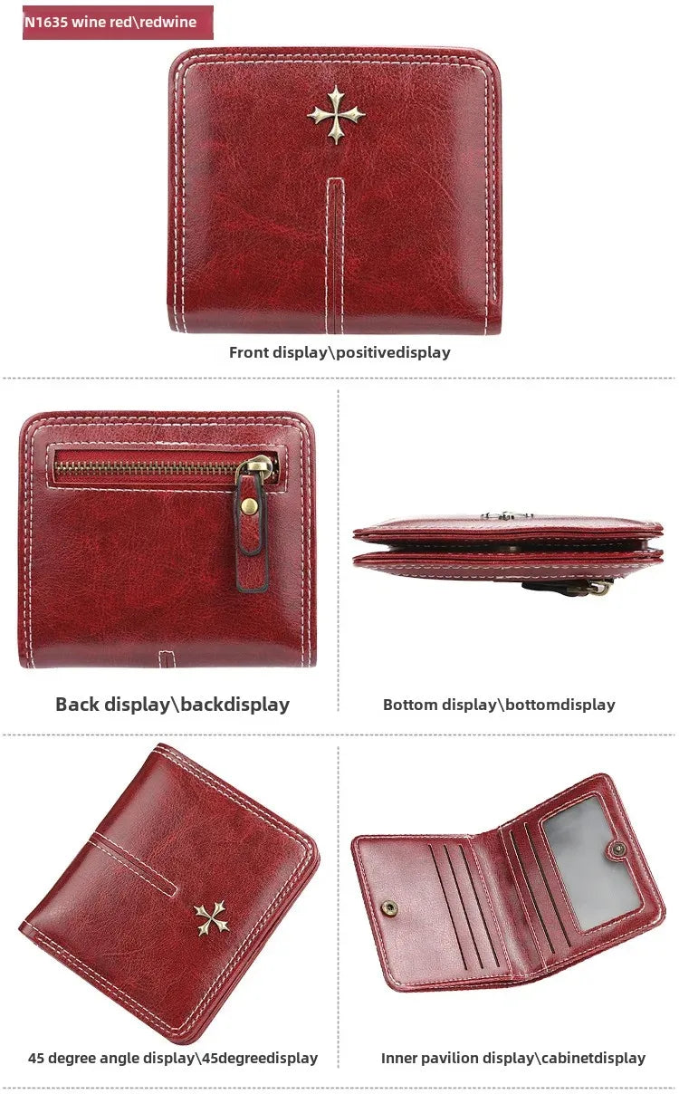 Mini Women Wallets Free Name Engraving Fashion Small Wallets Zipper PU Leather Quality Female Purse Card Holder Wallet