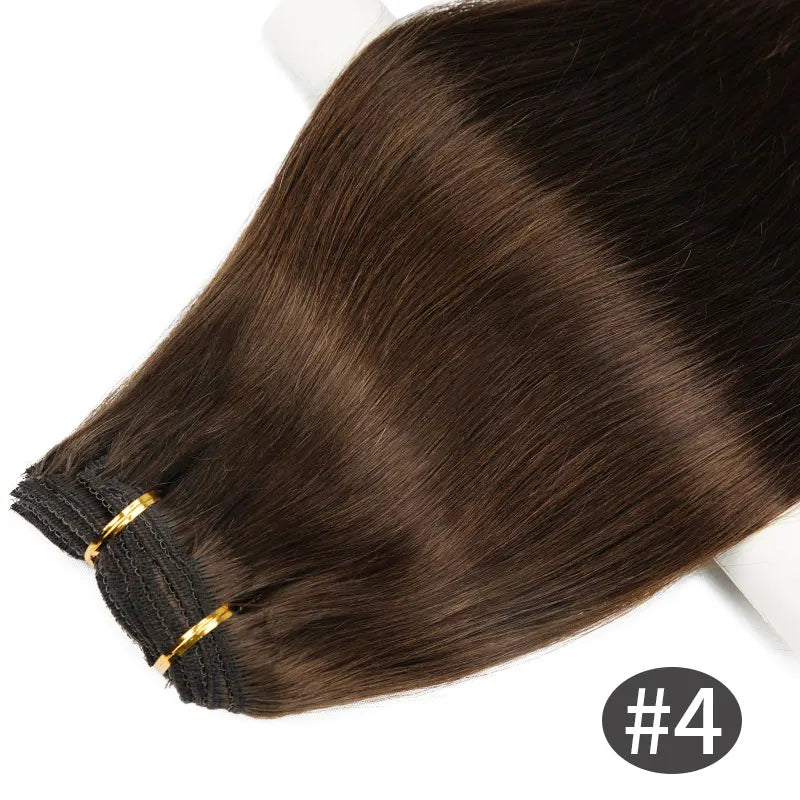 Doreen 160G 200G 240G Volume Series Brazilian Machine Remy Straight Clip In Human Hair Extensions Full Head 10Pcs 16 to 24 Inch