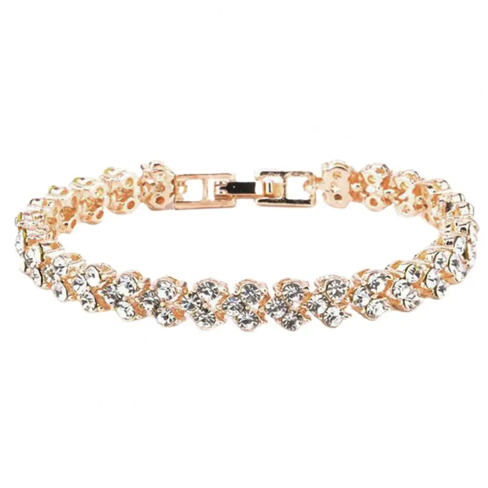 Cubic Zircon Rhinestone Elegant Bracelet