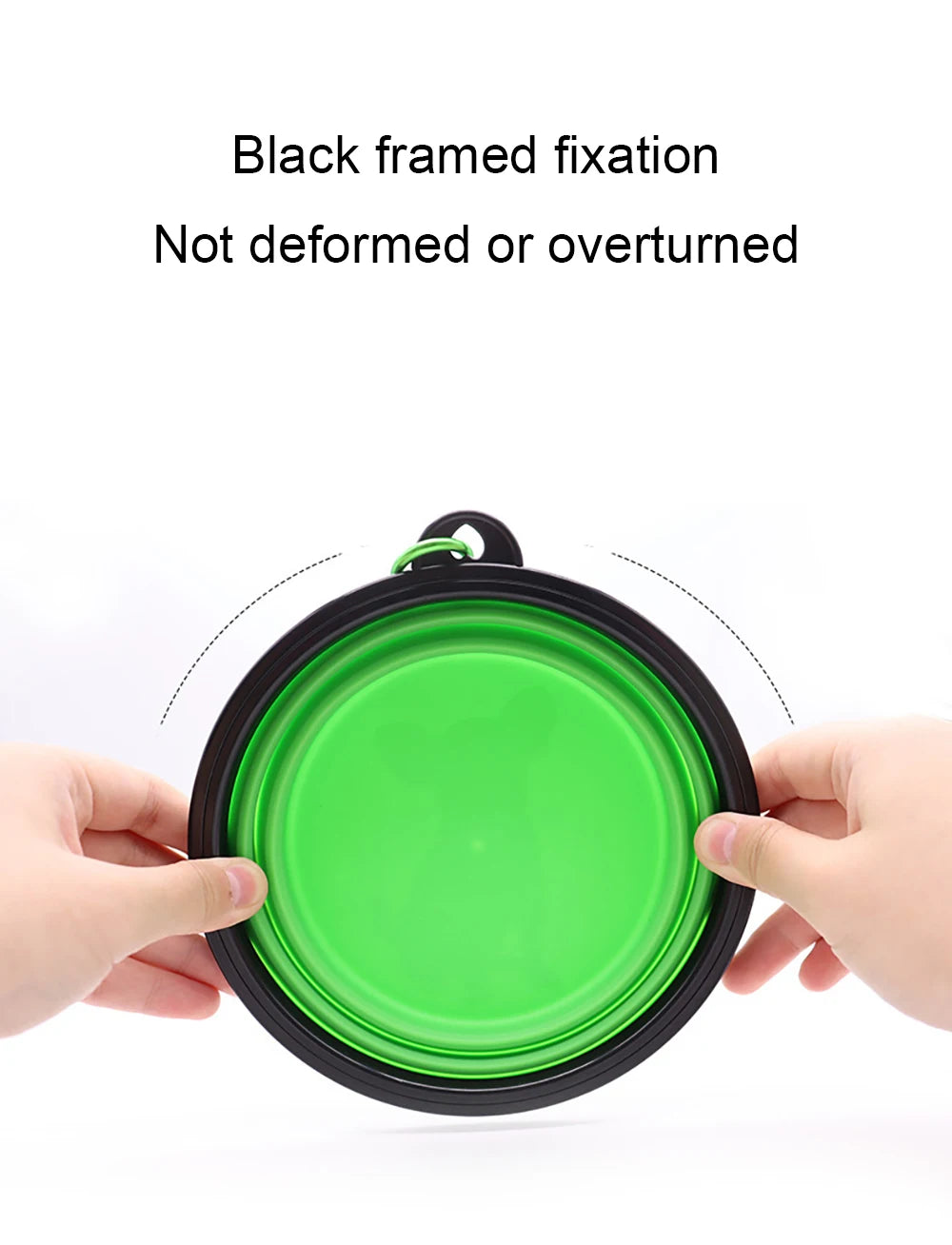 Portable Folding Silicone Pet Bowl – Outdoor Travel Food & Water Dish for Dogs & Cats