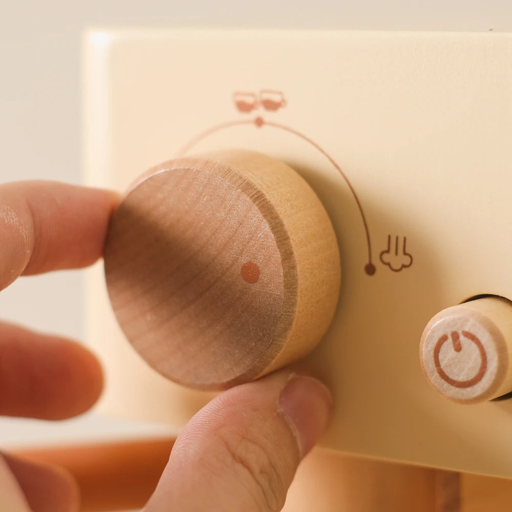 Children's Coffee Machine Kitchen Toys Wooden Montessori Toy Set Kids Cosplay Play House Early Education Educational Toys Gifts