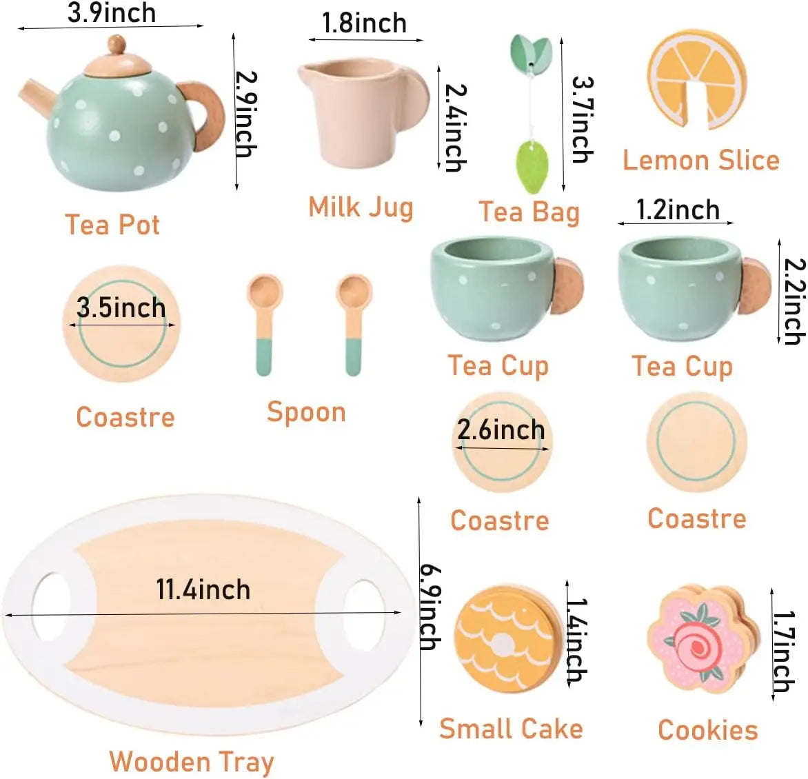 Wooden Kitchen Toys Pretend Toys Cutting Cake Play Set Food Kids Toys Montessori Tea Party Learning Educational Toys For Gifts