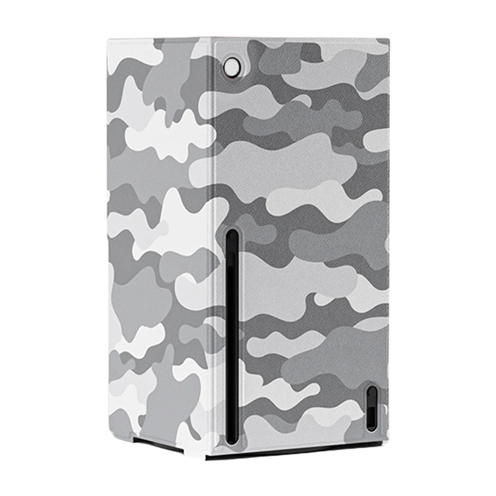 PU Protective Shell Dustproof Console Full Body Skin Magnetic Closure Protective Skin Cover for Xbox Series S X Game Console