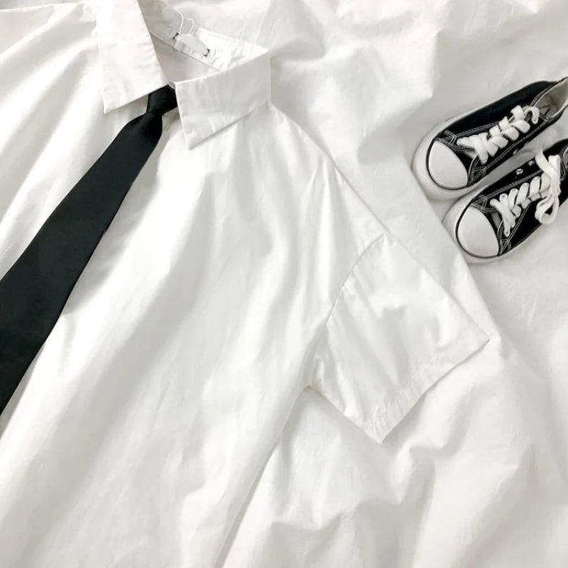 Japan Style White Shirts