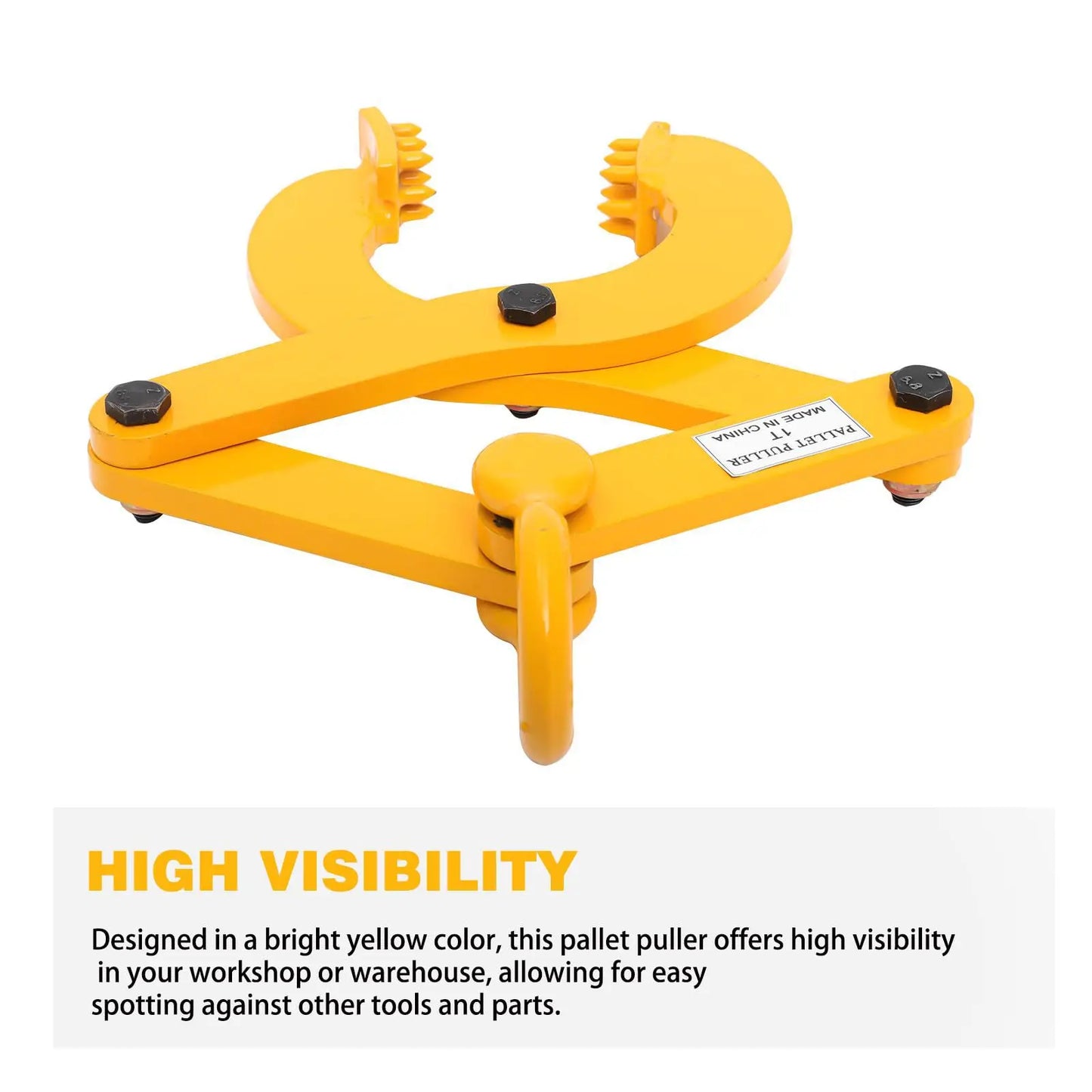 Pallet Puller Clamp 1/2/3T Tree Puller Tool Stump Puller Pallet Grabber Pallet Jack Puller Steel Single Scissor Hook Puller