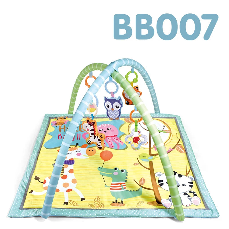 Educational Baby Fitness Frame For Children Play Mat Rack Crawling Blanket Infant Play Rug Gift Kids Activity Gym Infant Toys
